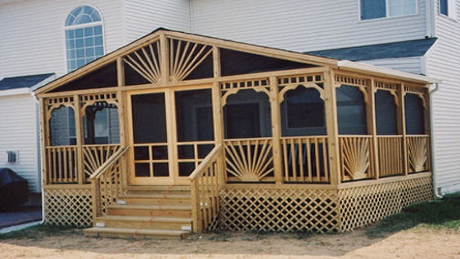 Front Porch Designs for Double-Wide Mobile Homes